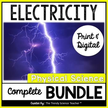 Preview of Electricity Unit Bundle (Print & Digital)