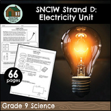 Electricity Workbook (Grade 9 Ontario Science SNC1W)