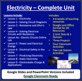 Electricity Unit - Current and Static Electricity Unit Bundle