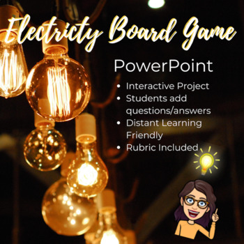 Preview of Electricity Unit Project (PowerPoint - Distance Learning Friendly)