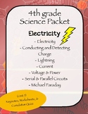Electricity Unit  - Science Lesson Plan - Worksheets, Powe