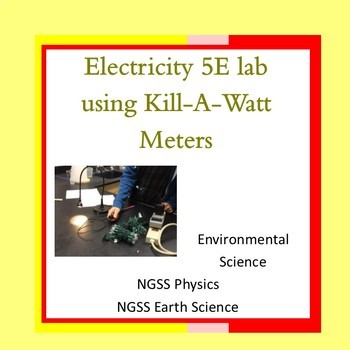 Preview of Electricity 5E Lab using Kill-A-Watt Meters for APES, Physics