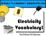 Electricity Vocabulary Adapted Book