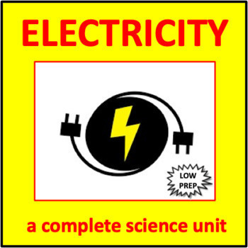 Preview of Electricity - a complete science unit