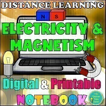 Preview of Electricity and Circuits Google Slides Unit Bundle- Physical Science Notebook
