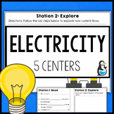 Electricity & Electrical Circuits Centers | 4th Grade Read