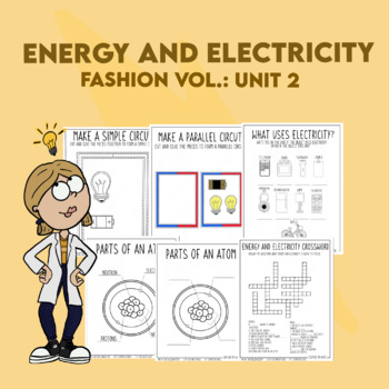 Preview of Electricity and Energy Activity Pack | Fusion Unit 10