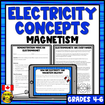 Preview of Electricity and Magnetism | Lessons and Activities
