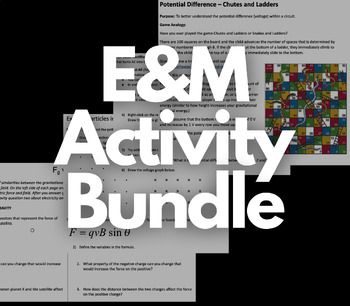 Preview of Electricity and Magnetism Activity Bundle