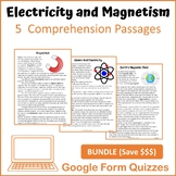Electricity and Magnetism Bundle Reading Comprehension - G