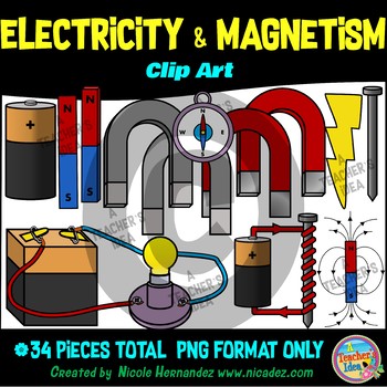 Preview of Electricity and Magnetism Clipart