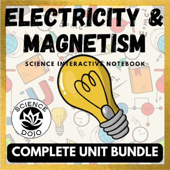 Preview of Electricity and Magnets Physical Science Printable Bundle