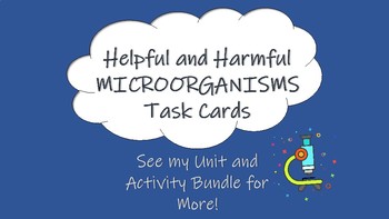 Preview of Microorganisms Task Cards
