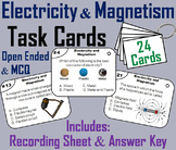Electricity and Magnetism Task Cards Activity