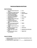 Electricity and Magnetism Test - Grade 4