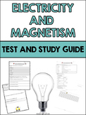Electricity and Magnetism Test and Study Guide