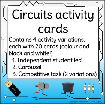 Preview of Electricity/circuits - Building circuits activities (science/physics)