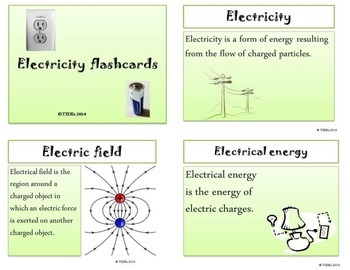 Preview of Electricity flashcards