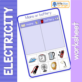 Identifying and Classifying Mains and Battery Powered Appliances – Year 4 –  STEM