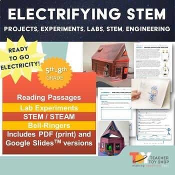 Preview of Electricity STEM Fun: Snap Circuits and LED Circuit Holiday Activities Bundle