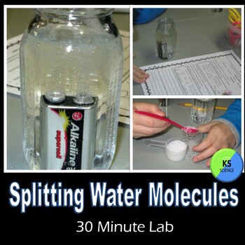 Preview of Electrolysis Lab | Splitting Water Molecules Experiment