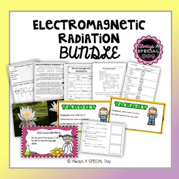 Preview of Electromagnetic Radiation and Light BUNDLE