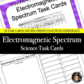 Preview of Electromagnetic Spectrum Task Cards Activity