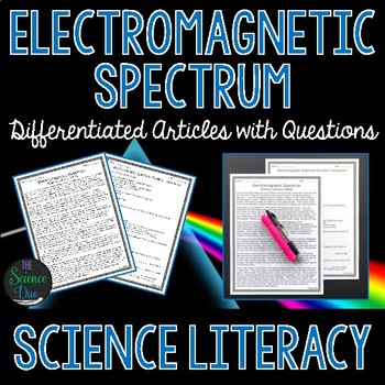 Preview of Electromagnetic Spectrum Science Literacy Article - Distance Learning Compatible
