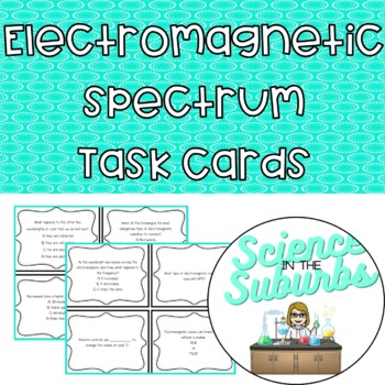 Preview of Electromagnetic Spectrum Task Cards