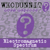 Electromagnetic Spectrum Whodunnit Activity - Printable & 