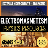 Electromagnetism Worksheets, PowerPoints, Lab, Research, C