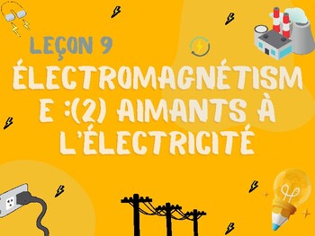 Preview of Électromagnétisme :(2) Aimants à l'électricité: BC Curriculum - 7e année