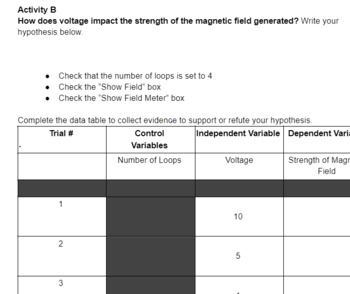 Preview of Electromagnets Inquiry Lab