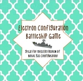 Electron Configuration Chemistry Battleship