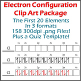 Electron Configuration Diagrams Clip Art and Make-Your-Own