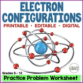 Electron Configurations Homework