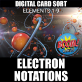 Electron Configurations Boom Cards (1-9) | Distance Learning