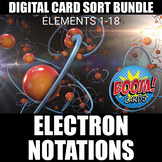 Electron Configurations Boom Cards BUNDLE (1-18) | Distanc
