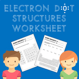 Element Electron Dot Lewis Structure Diagram Chemistry Worksheets