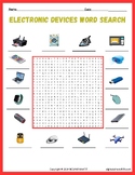 Electronic Devices Word Search - Electronic Devices Words Puzzles