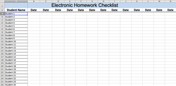 electronic homework pages