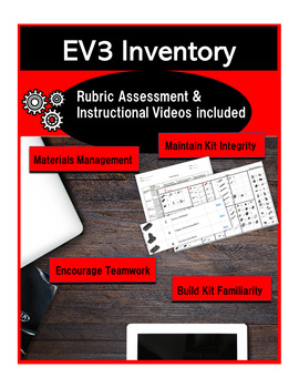 Preview of Inventory for use with LEGO's Mindstorms EV3 Core Set