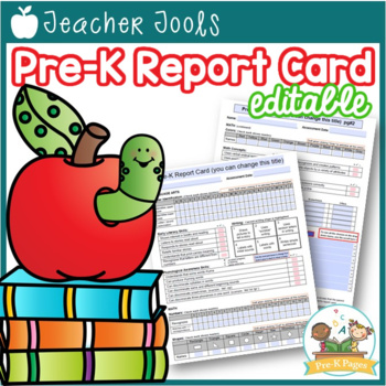 Preview of Electronic Report Card for Preschool and Pre-K