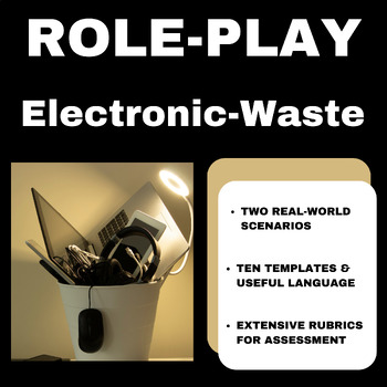 Preview of Electronic Waste: 2 Role-Plays with TEMPLATES