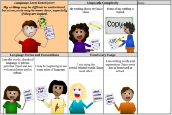 Preview of Student-Friendly Writing Rubric -Digital (Data & Conferencing) .xlsx Download*