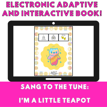 Preview of Electronic and Adaptive Storybook: I'm a Little Teapot (LAMP: Words for Life)