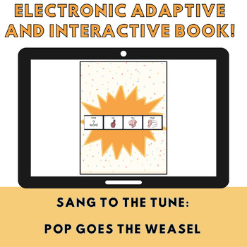 Preview of Electronic and Adaptive Storybook: Pop Goes the Weasel (LAMP: Words for Life)