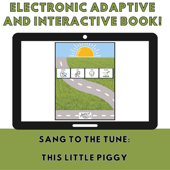 Preview of Electronic and Interactive Story: This Little Piggy (LAMP: Words for Life)