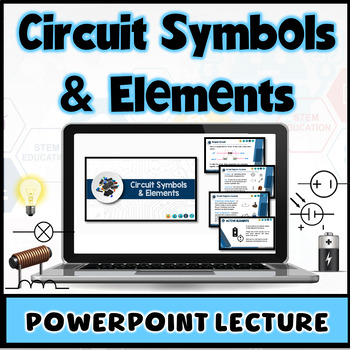 Preview of Electronics Circuits Symbols and Elements PowerPoint