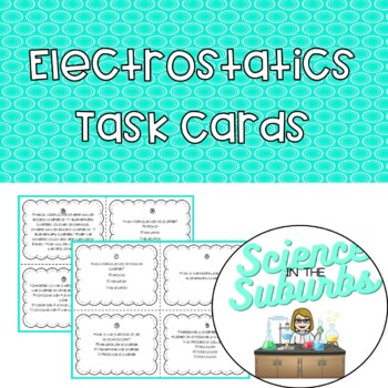 Preview of Electrostatics Task Cards